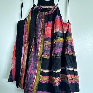 Free People Multicolor Striped Mini Dress